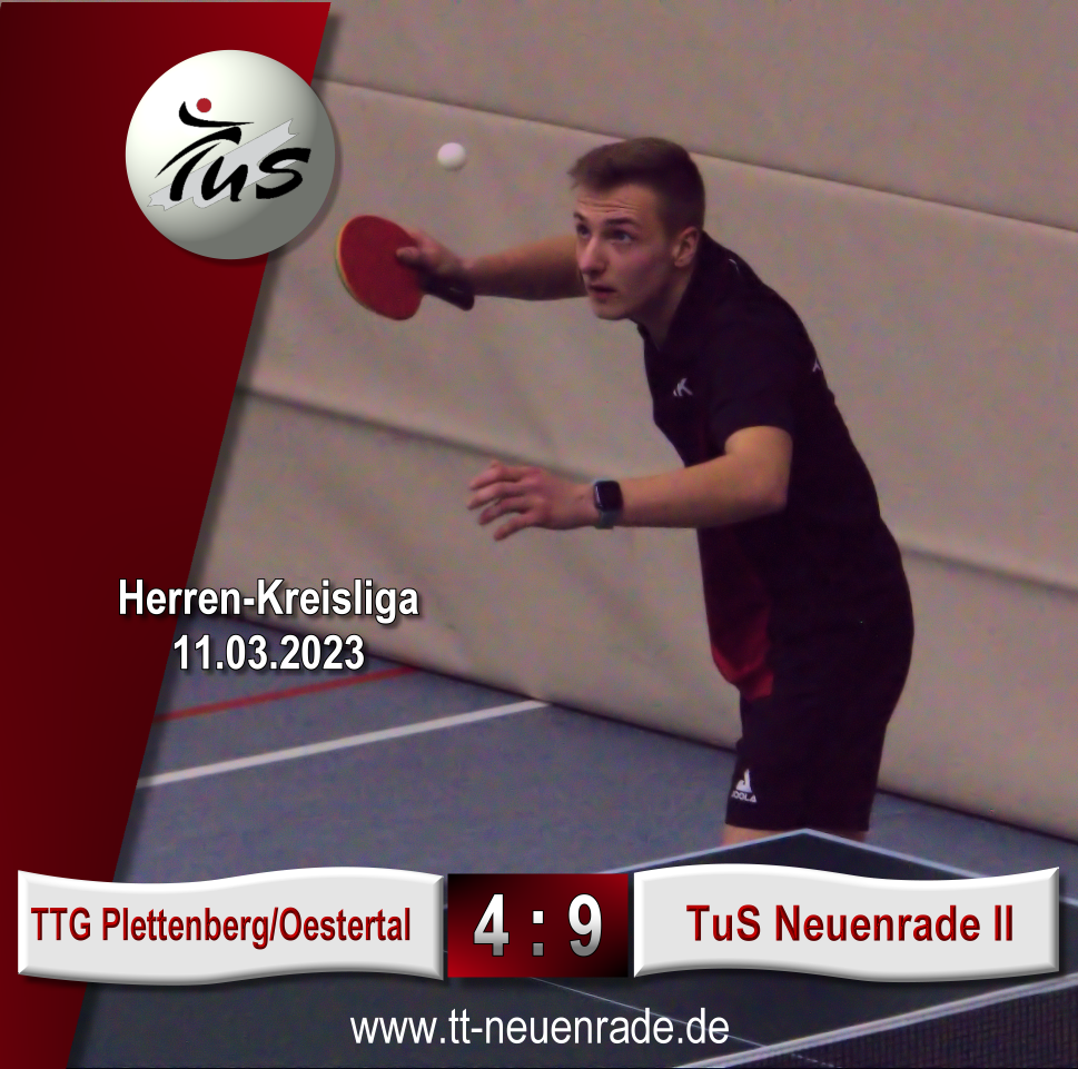 2. Herren TT-Neuenrade.de 11.03.2023 Robin König